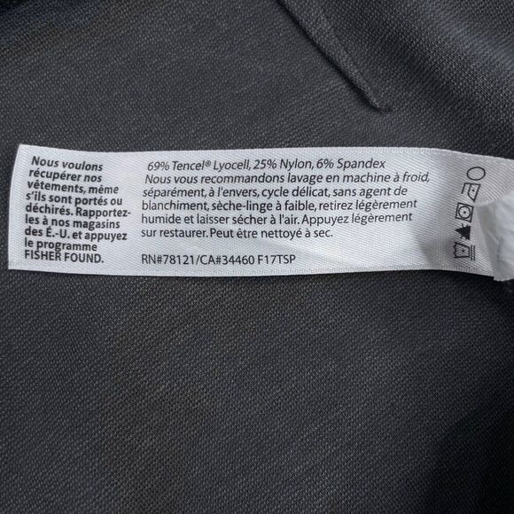 Eileen Fisher Pull On Ponte Skinny Pant Charcoal Gray - Picture 4 of 7